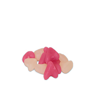 Pink and White Hearts